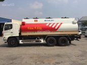 Hino 3 chân thùng nhôm đúc Hino FL8JTSL siêu dài 24 tấn, mui bạt nhôm