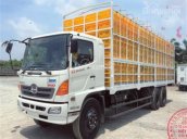 Hino 3 chân thùng nhôm đúc Hino FL8JTSL siêu dài 24 tấn, mui bạt nhôm