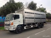 Hino 3 chân thùng nhôm đúc Hino FL8JTSL siêu dài 24 tấn, mui bạt nhôm