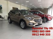 Hyundai Tây Hồ bán xe Hyundai Santa Fe 2017, full Option, máy dầu, giá tốt, gọi 0982093089