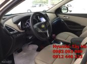 Hyundai Tây Hồ bán xe Hyundai Santa Fe 2017, full Option, máy dầu, giá tốt, gọi 0982093089