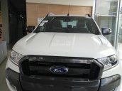 Xe Ford giảm giá cuối năm, bán ô tô Ford Ranger Wildtrak 3.2AT đời 2017, màu trắng, LH: 0917.26.2332