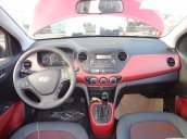 Bán Hyundai Grand I10 1.2 AT 2016, màu đỏ, nhập khẩu, chính hãng, xe mới 100% giao ngay, thanh toán 6,99 triệu/tháng