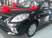 Nissan Sunny số tự động Premium 2017, màu đen, ưu đãi tốt nhất Miền Trung. LH 0906408216