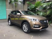 Bán xe Hyundai Santa Fe đời 2017, màu nâu 0913034357