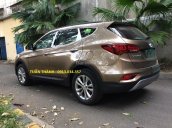 Bán xe Hyundai Santa Fe đời 2017, màu nâu 0913034357