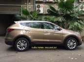 Bán xe Hyundai Santa Fe đời 2017, màu nâu 0913034357