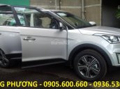 Bán ô tô Hyundai Creta năm 2017, màu bạc, LH 24/7: 0935.536.365 –  Trọng Phương, hỗ trợ vay 80% giá trị xe