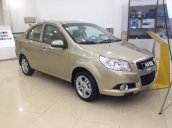 Bán xe Chevrolet Aveo 1.5 MT đời 2016, màu vàng cát, giá cạnh trạnh, hỗ trợ thủ tục ngân hàng, đăng ký đăng kiểm