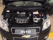 Bán Chevrolet Aveo 1.5 MT năm 2016, màu đen, 445 triệu