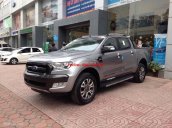 Bán Ford Ranger Wildtrak đời 2018, màu bạc, xe nhập khẩu nguyên chiếc giao ngay