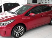 Bán Kia Cerato 1.6 AT Full option đời 2018, màu đỏ, khuyến mãi cực khủng kèm tặng quà hấp dẫn