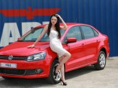 Xe Nhập Đức Volkswagen Polo Sedan 1.6l, màu đỏ. Tặng 100% thuế trước bạ+BH 2 chiều