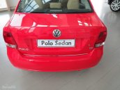 Xe Nhập Đức Volkswagen Polo Sedan 1.6l, màu đỏ. Tặng 100% thuế trước bạ+BH 2 chiều