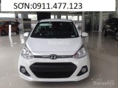 Bán Hyundai Grand i10 Đà Nẵng giảm sốc, màu trắng, hỗ trợ mua trả góp, chạy Grab