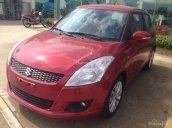 Suzuki Tây Hồ, bán Suzuki Swift 2017 màu đỏ. Hỗ trợ vay vốn trả góp, đăng ký, đăng kiểm lưu hành xe