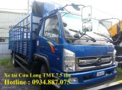 Bán xe tải TMT 7.5 tấn, thùng dài 6.2 mét, trả góp toàn quốc