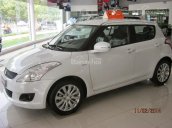 Suzuki Tây Hồ, bán Suzuki Swift 2016 màu trắng. Hỗ trợ vay vốn trả góp, đăng ký, đăng kiểm lưu hành xe