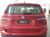 Bán BMW X3 20i 2 AT đời 2016, màu đỏ