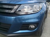 Dòng SUV nhập Đức Volkswagen Tiguan 2.0l đời 2016, màu xanh lam. Tặng 50 triệu tiền mặt, LH Hương: 0902.608.293