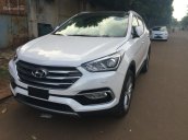 Bán Hyundai Santa Fe  2018 New, màu trắng, máy xăng bản tiêu chuẩn, hotline 0948945599 - 0935904141. Chỉ còn 3 xe