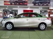 Toyota Vios 1.5E phiên bản động cơ mới 2017, màu vàng cát, giá tốt