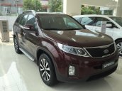 Bán xe Kia Sorento DATH đời 2018 Vĩnh Phúc, màu đỏ mận, máy dầu, liên hệ: 0979.428.555 để được giá tốt nhất