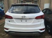 Cần bán Hyundai Santa Fe sản xuất 2018 màu trắng, giá 898 triệu, bản tiêu chuẩn máy dầu 2.2 AT. KM lên đến 230.000.000