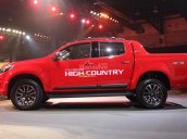 Bán tải Chevrolet Colorado High County phiên bản 2018 hoàn toàn mới, vừa ra mắt, full Option, màu trắng ông vua bán tải