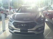 Bán Hyundai Santa Fe sản xuất 2018 màu bạc, hỗ trợ vay vốn ngân hàng tại Đắk Lắk, hotline 0948945599 0935904141