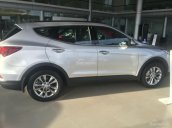 Bán Hyundai Santa Fe sản xuất 2018 màu bạc, hỗ trợ vay vốn ngân hàng tại Đắk Lắk, hotline 0948945599 0935904141