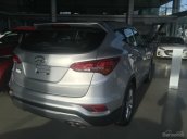 Bán Hyundai Santa Fe sản xuất 2018 màu bạc, hỗ trợ vay vốn ngân hàng tại Đắk Lắk, hotline 0948945599 0935904141