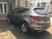 Cần bán Hyundai Santa Fe năm 2018 màu nâu, hỗ trợ vay vốn 80%, KM lớn 230.000.000đ. Hotline 0948945599 - 0935904141