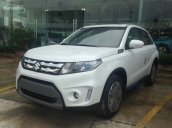 Bán Suzuki Vitara 2017 màu trắng, nhập khẩu nguyên chiếc, giá hợp lý, hỗ trợ trả góp lên đến 100% giá trị xe