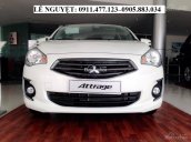 Cần bán xe Mitsubishi Attrage mới đời 2017, màu trắng, nhập khẩu - Liên hệ Lê Nguyệt: 0911.477.123