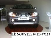 Cần bán Mitsubishi Triton mới model năm 2017, màu bạc, xe nhập, liên hệ Lê Nguyệt: 0911.477.123