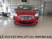 Bán xe Mitsubishi Attrage mới đời 2017, màu đỏ, nhập khẩu chính hãng