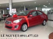 Bán xe Mitsubishi Attrage mới đời 2017, màu đỏ, nhập khẩu chính hãng