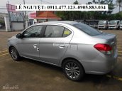 Bán Mitsubishi Attrage mới đời 2017, màu bạc, nhập khẩu, 422 triệu