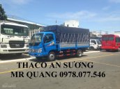 Bán Thaco Ollin 500b mui bạt tải trọng 5 tấn năm sản xuất 2018, màu xanh lam, nhập khẩu