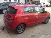 Bán Mitsubishi Mirage 1.2 CVT 2018, màu đỏ, nhập Thái miễn thuế, KM tốt, trả góp, giao ngay, 395tr - LH 0911373343