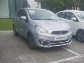 Bán Mitsubishi Mirage CVT 2018, màu bạc, nhập Thái miễn thuế, trả góp, giao ngay, 395tr - LH 0911373343