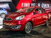 Bán xe Mitsubishi Mirage CVT Eco  đời 2018, màu đỏ, nhập khẩu, xe 5 cửa Mirage nhập khẩu