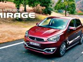 Bán xe Mitsubishi Mirage CVT Eco  đời 2018, màu đỏ, nhập khẩu, xe 5 cửa Mirage nhập khẩu