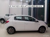 Cần bán Mitsubishi Mirage, màu trắng, xe nhập, hỗ trợ trả góp 90% xe