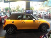 Mini Cooper S Cabriolet màu vàng mới chính hãng, bảo hành toàn quốc