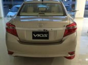 Bán xe Toyota Vios 1.5E đời 2016, màu nâu vàng