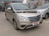 Cần bán Toyota Innova E đời 2016, màu nâu vàng. LH: Mr. Hạnh 0977262688