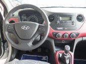 Cần bán xe Hyundai Grand i10 năm 2017, màu bạc, giá chỉ 349 triệu