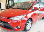 Bán xe Toyota Vios E năm 2017, màu đỏ, xe mới, giá tốt